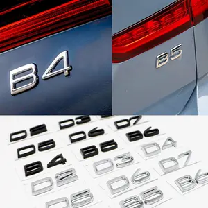 Volvo Car Letter Trunk Emblem Sticker, Waterproof Scratch-Resistant Self-Adhesive Decal, Custom Style Exterior Decoration Accessory