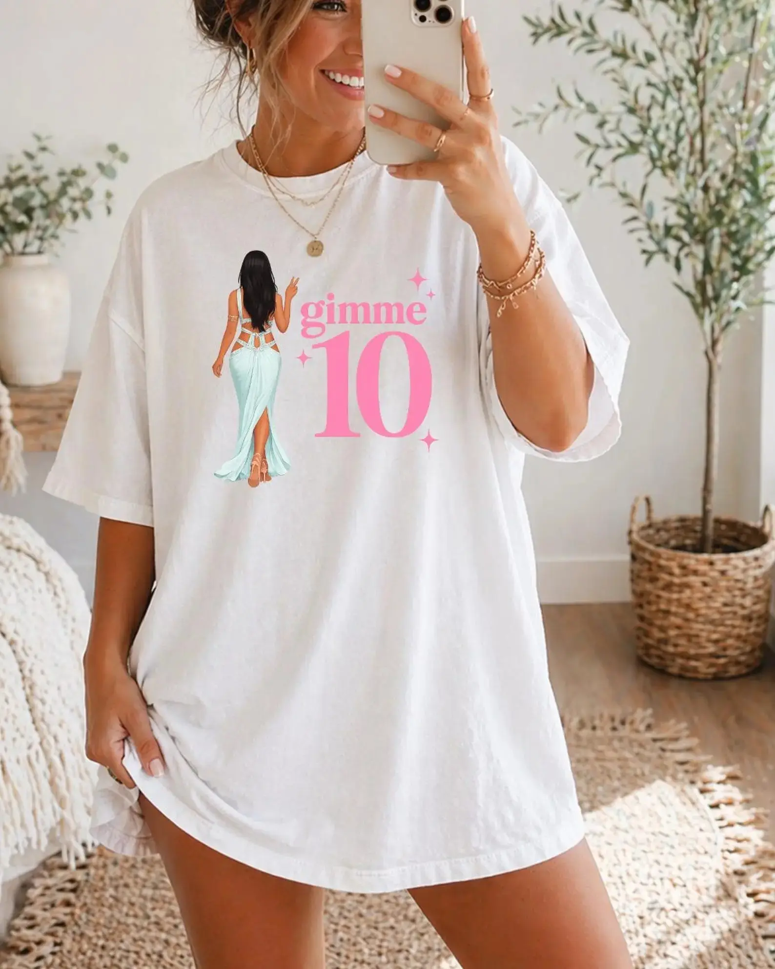 Gimme 10 Shirt |   Love Island USA Inspired Tee |   Melanie Season 8 T-Shirt |   Faceless Islander Tee |   Love Islander Tshirt | Melanie Love Island