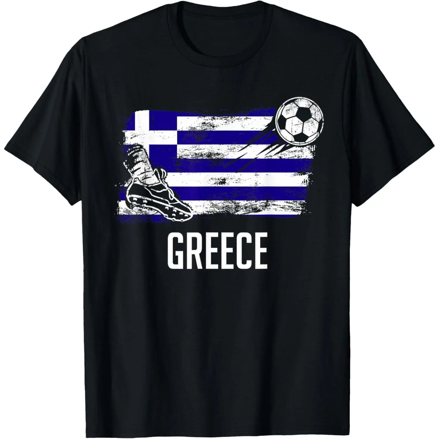 100%cotton Greece Flag Jersey Greek Soccer Team Greek T-Shirt