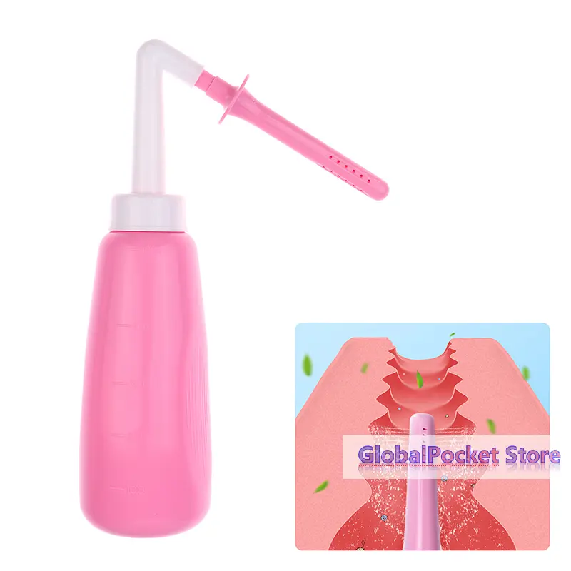 [TG823]500ml Vagina Ass  Cleaner Hand Held Spray Bottle Intimate Hygiene Personal Cleaner Vaginal Anal Washing Health Care Women