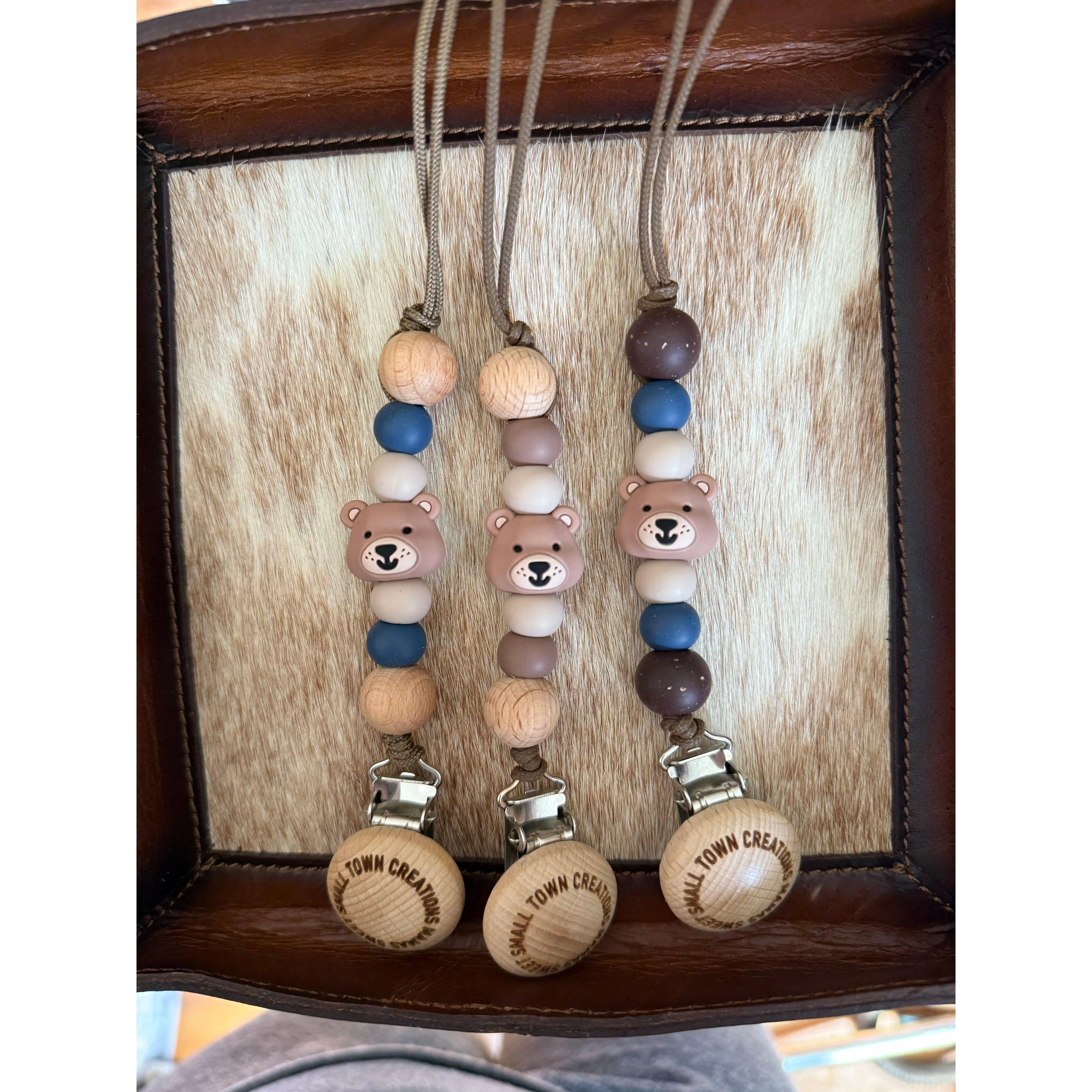 Teddy Bear Pacifier Holder