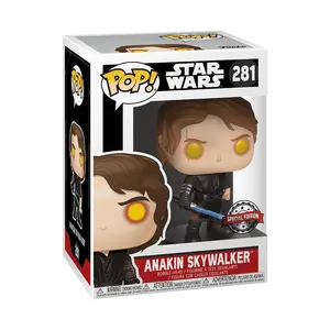 Funko Pop! Star Wars - Anakin Skywalker #281 Exclusive (Sticker may vary) Collectible Pop Vinyl Figure