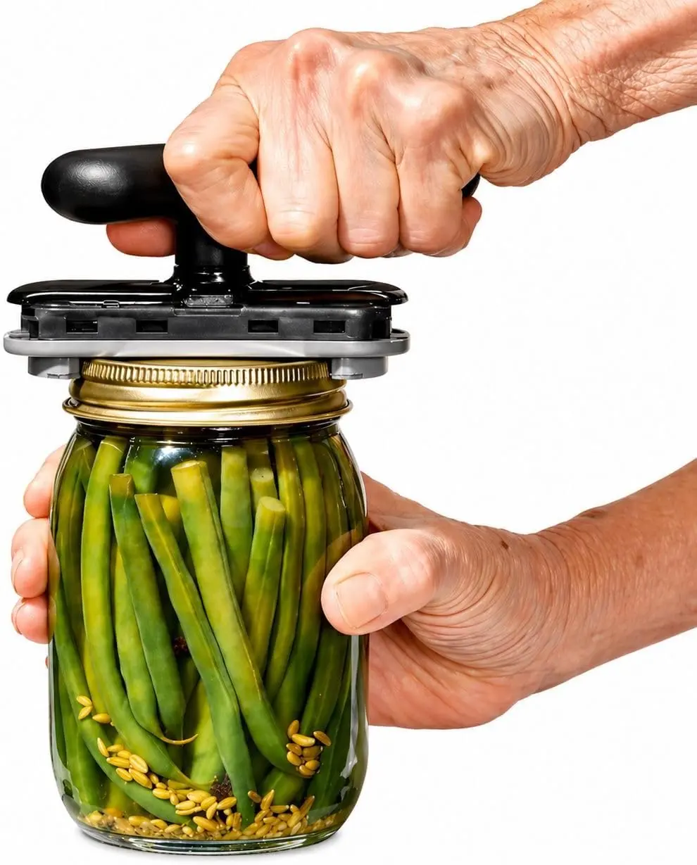 Adjustable Multifunctional Bottle & Lid Opener, Jar Opener for Seniors & Arthritic Hands, Kitchen Accessories