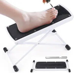 Pedicure Foot Rest, 6 Heights Adjustable Non-Slip Foot Stand for Pedicure, Foldable Pedicure Stool Tool for Easy at  Pedicures, No More Bending or Stretching