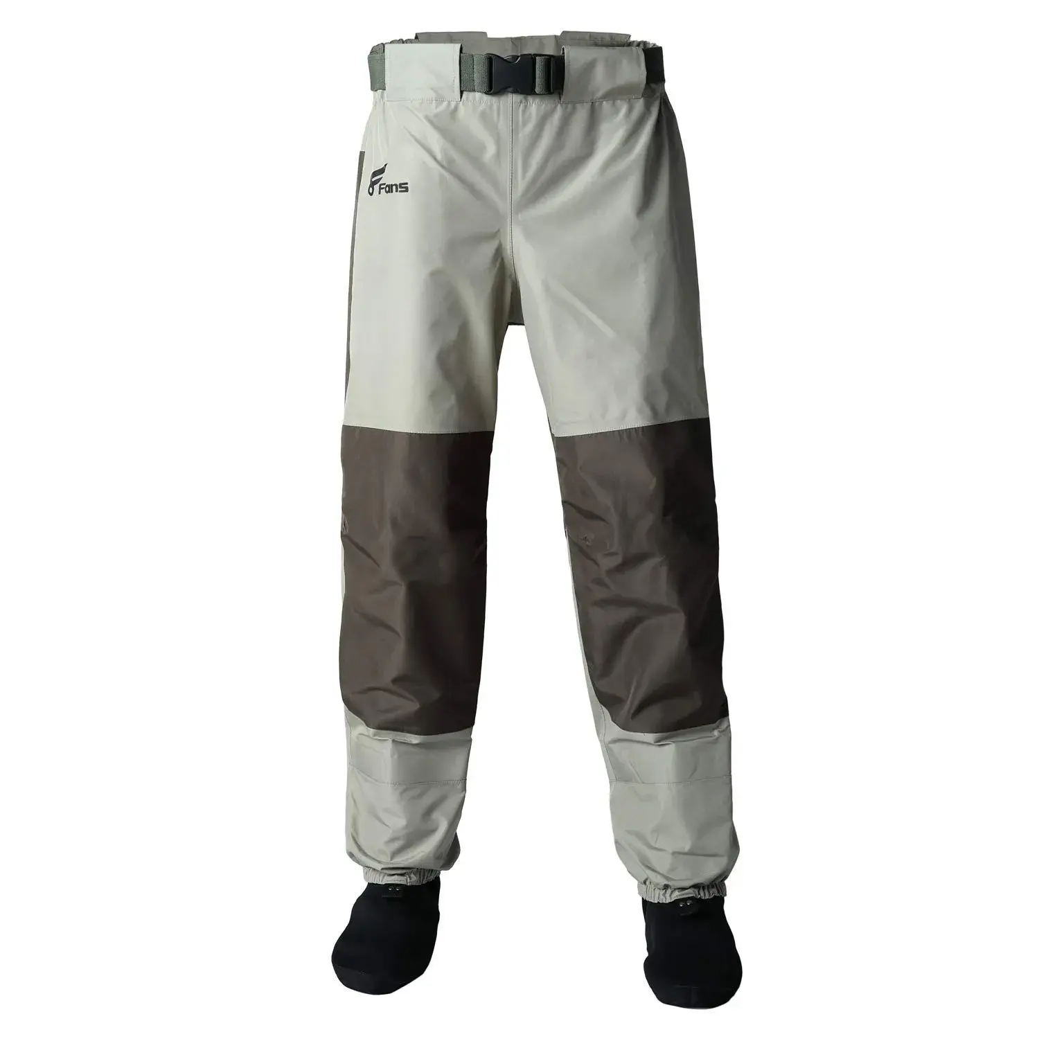 8 Fans High-Waisted Neoprene Fishing Waders - 3-Ply Durable Breathable Waterproof Stockingfoot Insulated Outdoor Performance Pants with Mesh Bag for Fishing,Kayaking