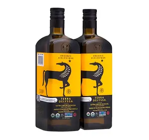 Terra Delyssa Organic Extra Virgin Olive Oil 1L Pack of 2 First Cold Press Cholesterol free
