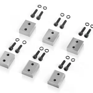 VEVOR Electric Rebar Cutter Blade,  6 PCS 20/22mm Cutting Diameter, HRC58-60 Hard Hydraulic Rebar Blade Replacement Jaw Blades with 12 Hexagon Screw and 12 Spring Washer, for Model RC-20, RC-22