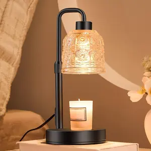 Candle Warmer Lamp with Timer Dimmer, Adjustable Height Wax Melt Warmer for Jar Candles, Ideal Housewarming Birthday Mother's Day Valentines Gift for Women Mom Sister Wife, Perfect for Bedroom New Home Room Decor