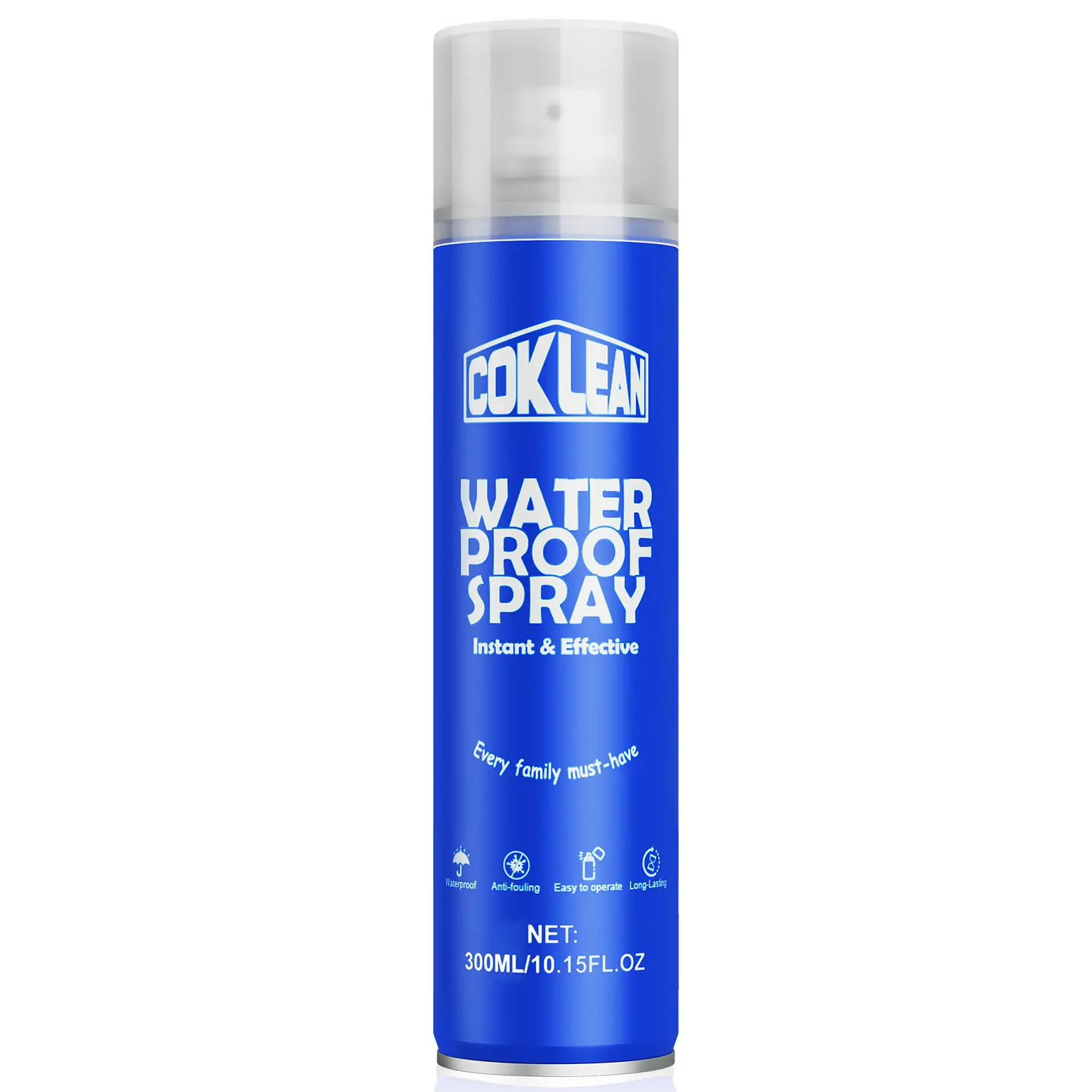 Coklean Nano Waterproof Protector Spray - Stain Guard for Leather, Suede, Nubuck & Mesh Shoes & Sneakers - Protective Formula Sheds Grime Fast