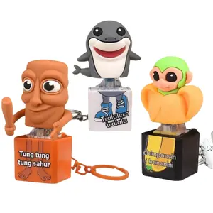 Brainrot LED Talking Keychain. Real character voice lines with a tiny LED flash for quick laughs and fidget relief. Pocket-ready; clips to keys, bags, lanyards. Funny Valentine's Day Favor, Easter Basket Stuffer for Teens & Backpack Charm.