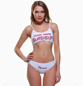 2026 European women's fashion letter-printed sexy style halter top set