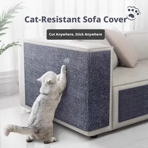 Cat Scratch Sofa Protector, Durable Furniture Guard, Anti-Scratch Cushion Cover,  Prevents Scratches & Damage