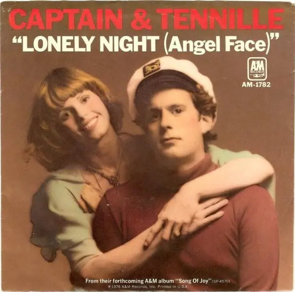 Captain And Tennille - Lonely Night (Angel Face) (7", Single, Styrene, Pit)