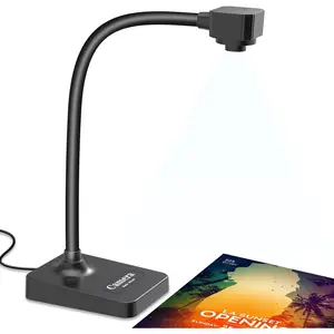 USB Document Camera for Teachers, Webcam for Distance Learning,Manual Focus Camera,with mic,Fold for  OS, Windows, Chromebook Compatible for Web Conferencing, Remote Teaching,Live Demo,visualizer