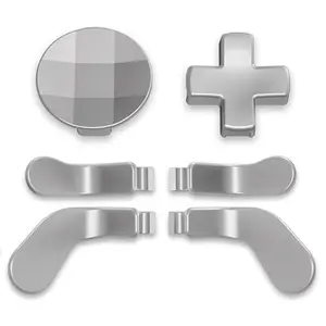 Xbox One Elite Controller Key Accessories Set, Joystick Round Cross Button Pads, 6pcs Replacement Parts, Compatible with Xbox One Elite, Thumb Grip