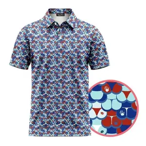 Merica Butt Print Golf Polo – Funny Lightweight Golf Shirt for Men, Breathable Performance Fabric