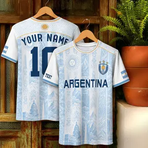 Custom Name Argentina Soccer Jersey 2026, Personalized Argentina Jersey Men Women & Kids, Customized Argentina Team Jerseys, Game Day Outfit