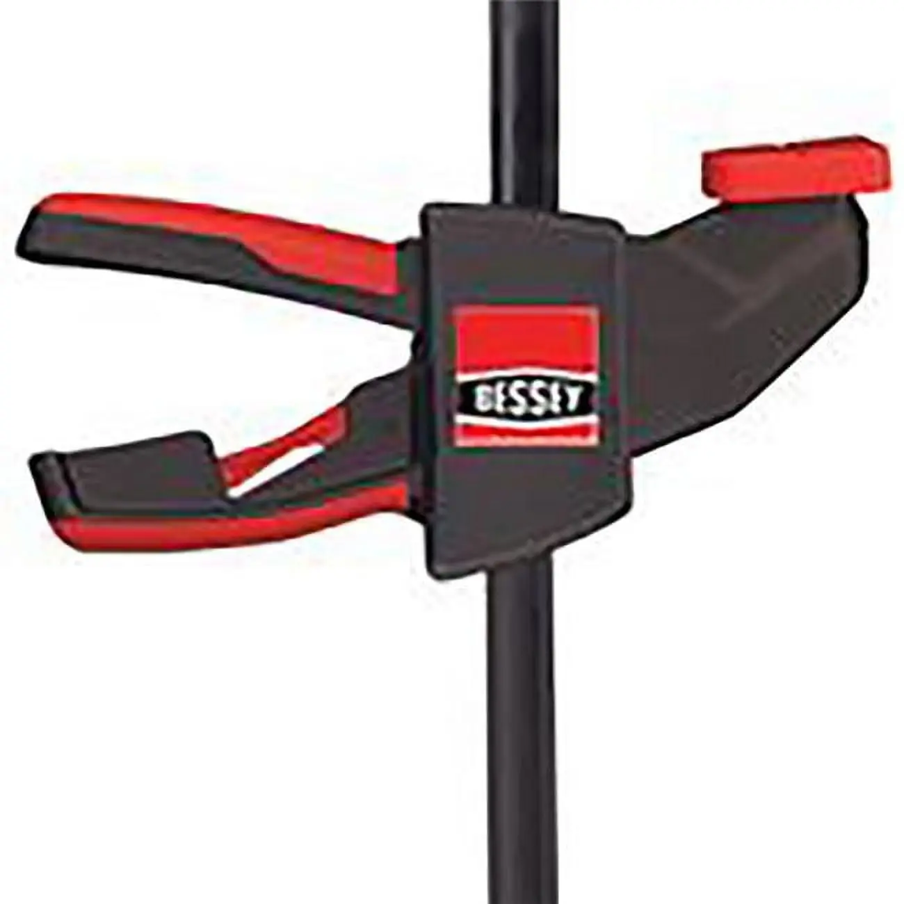 Bessey EHK Trigger C-Clamp (Model 2007082) - 24x3.125in Size, 300lbs Capacity, Steel Body, Ergonomic Composite Handles, Ergo Handle, 1-Handed Clamping/Spreading, Quick Release Trigger, Soft Touch Pads, 1.96lbs Heavy Duty Clamp