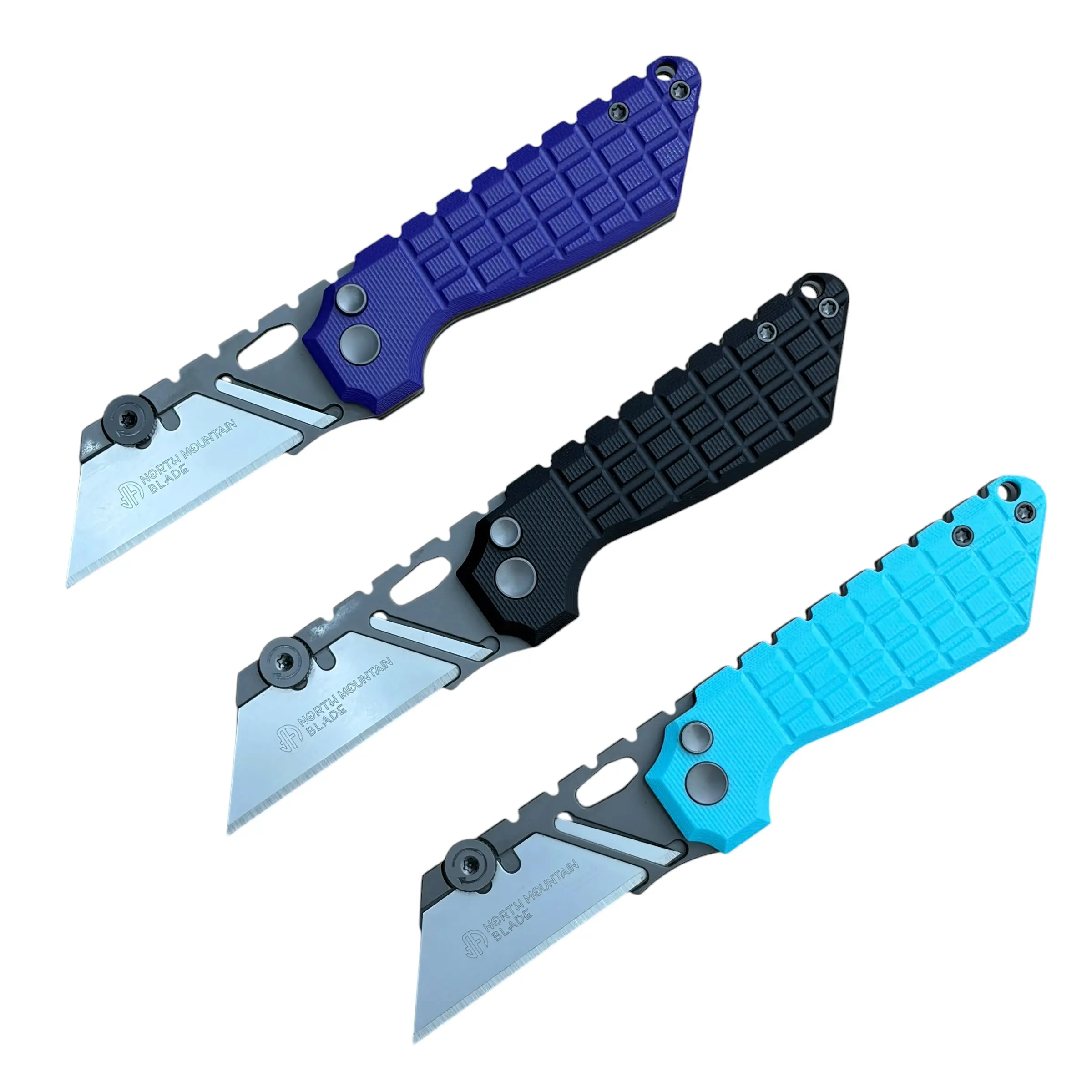 North Mountain Blade NMB Gripper 2537 Utility Knife – SK2 Steel & G10 Frag Handle