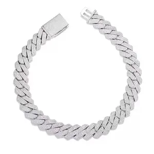 9073 Showstopper Alert! Bling Cuban Chain, Must-Have for Fashionistas, Classic Streetwear Necklace