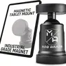 MOB ARMOR TabNetic Maxx Industrial Grade Magnetic Tablet Stand Holder - Industrial Grade Magnets, Durable Rugged Aluminum Adjustable Alloy Holder, 290lb Pull Force Rock-Solid Grip, Full Adjust Fit, Multiple Mounts for Phone & Computer Accessories