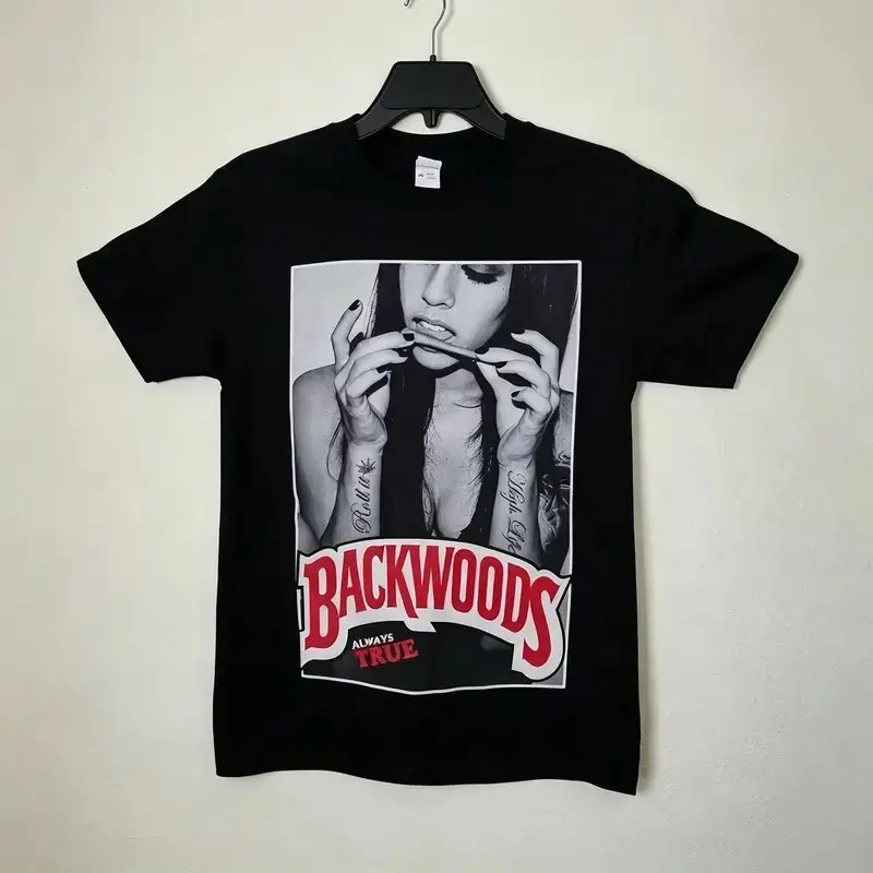 Backwoods Always True Graphic Black Men's Cotton,  Vintage Music Tee, Album Art Shirt, Unisex Gift, Locs, Beige, Gray, New