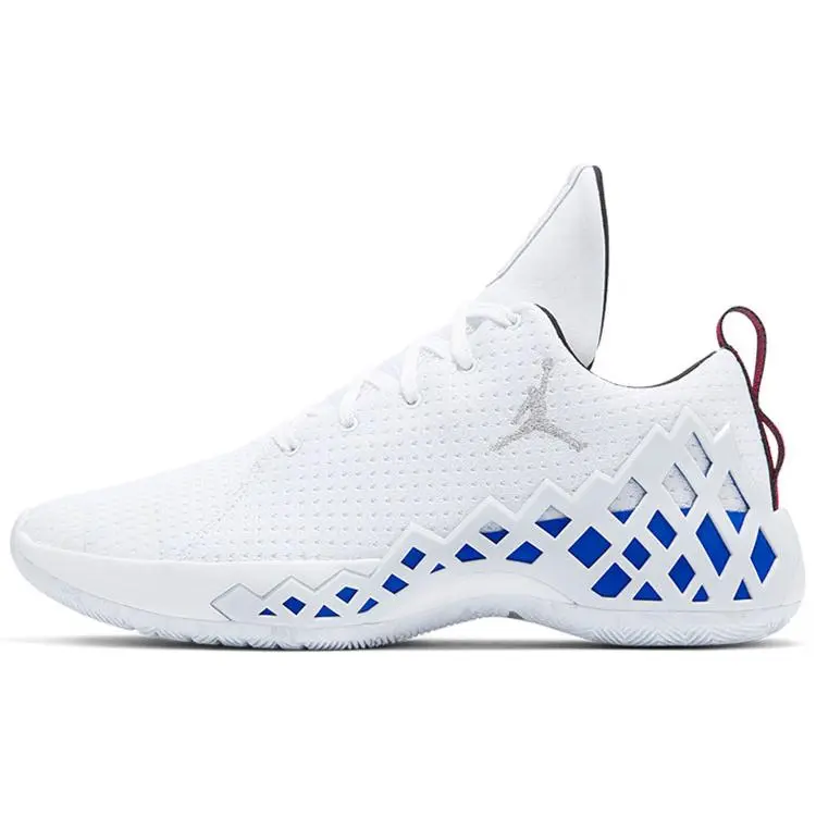 Jordan Jumpman Diamond Low Pf White Mismatch Cushioned Basketball Shoes Unisex CI1209-101
