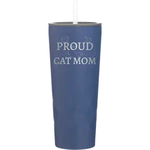 Proud Cat Mom 20.9 oz Tumbler | Constellation