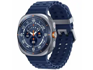 Samsung Galaxy Watch Ultra (2025), 47mm, Medium/Large Marine Band, Titanium Blue | SM-L705UZB1XAA