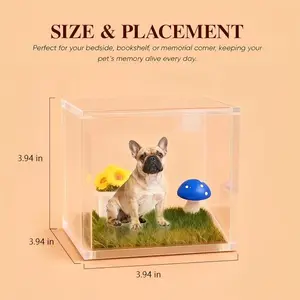 A Little Piece of Your Pet to Keep Forever - Custom Memorial Display Box