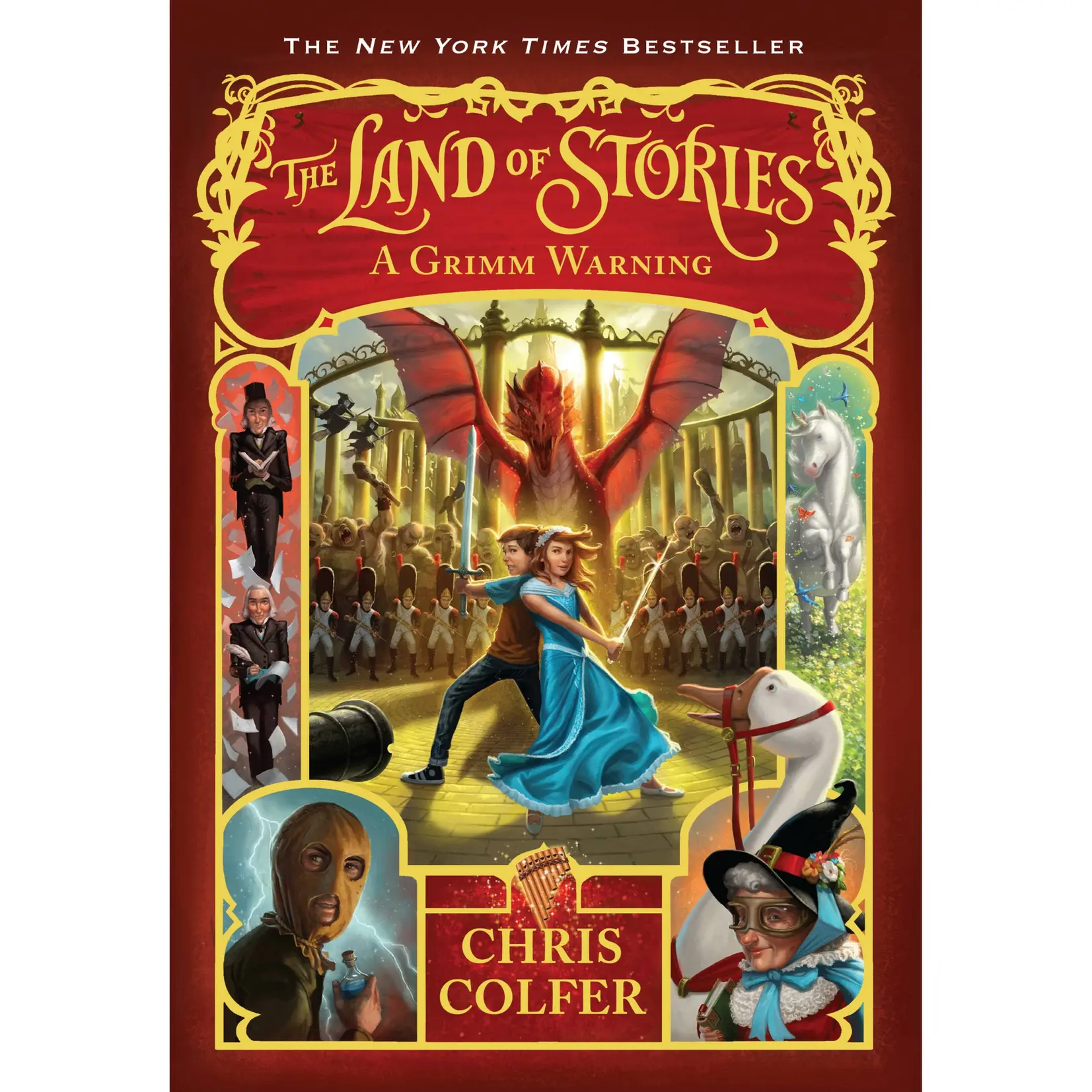 The Land of Stories: A Grimm Warning by Chris Colfer [Paperback Book]