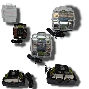 BLURRED VISION AUDIO BV-1.8-2.8 DISTRIBUTION BLOCK WlITH BUILT-IN VOLT METER