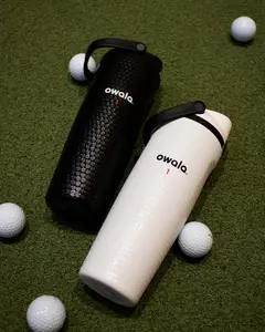 Owala FreeSip 40oz Insulated Tumbler – Leakproof Stainless Steel Water Bottle White