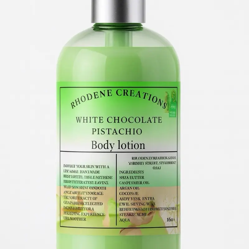 White Chocolate & Pistachio Scented Body Lotion