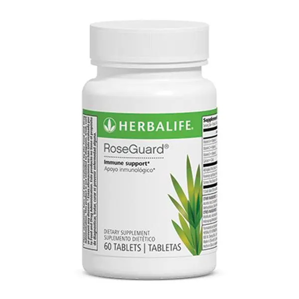 Herbalife RoseGuard 60 Tablets Daily Vitamin Antioxidant Wellness Support Dietary Supplement Adult Tablet Formula Botanical Blend Daily Nutrition Vitamin Supplement Antioxidant Blend Wellness Routine 60 Count Tablets