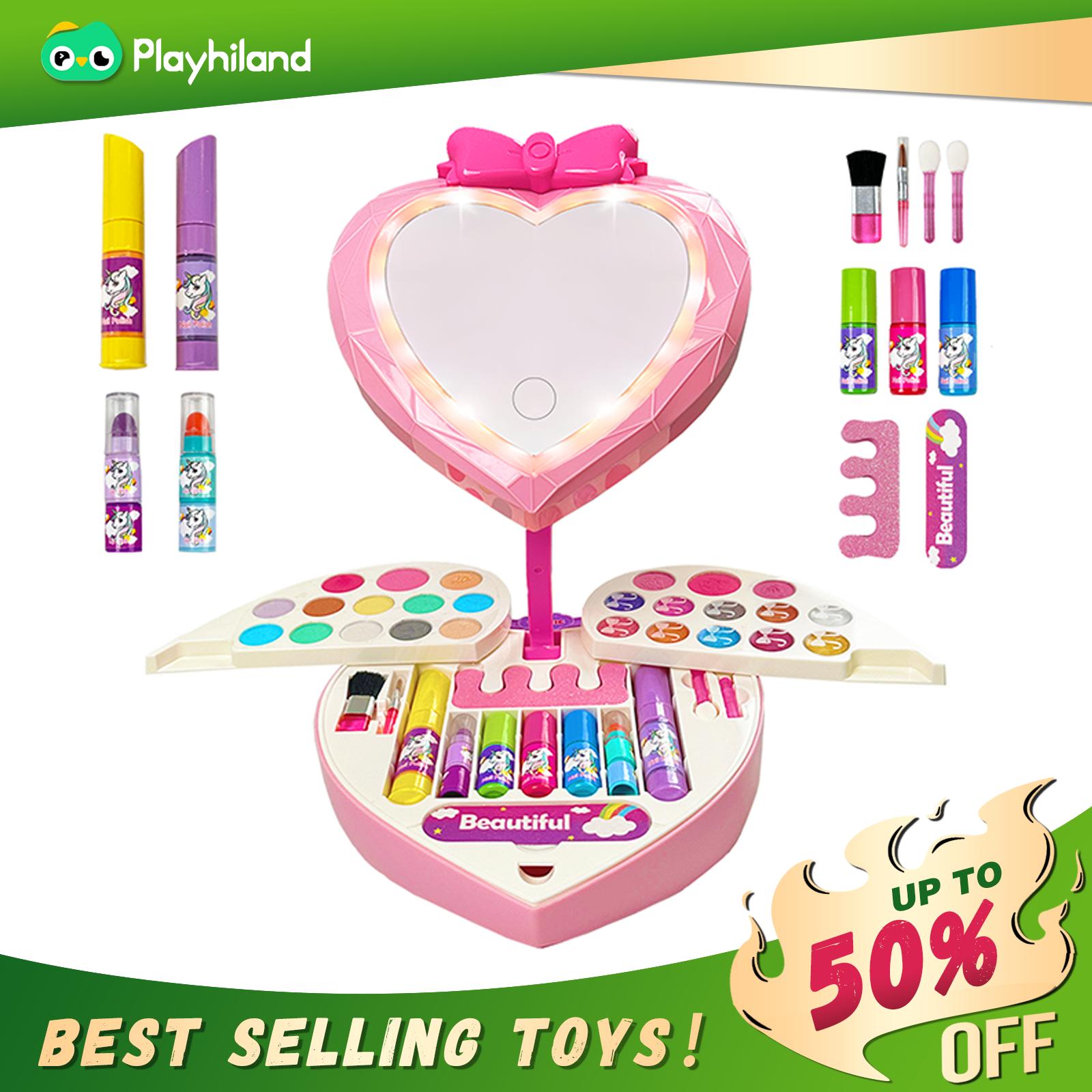 Magic Pink Mirror Make Up Toy Set Aged 3 4 5 6 Years Old