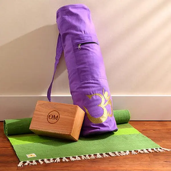 ZenWeave Handwoven Cotton Yoga & Meditation Floor Rug