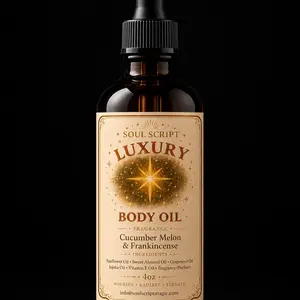 Cucumber Melon & Frankincense body oil
