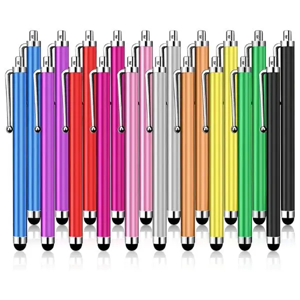 20 Pack Stylus Pen,Stylus Pen for Touchscreen High Precision and Sensitivity for Everyday Writing/Drawing,Universal Stylus Compatible with Touch Screens,10Colors