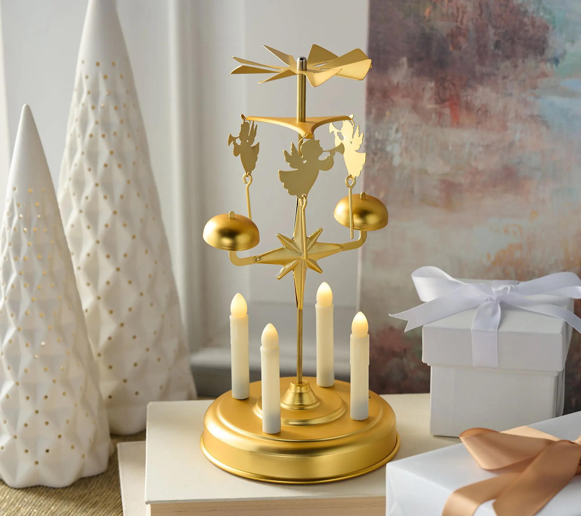 Illuminated Angel Chime by Valerie