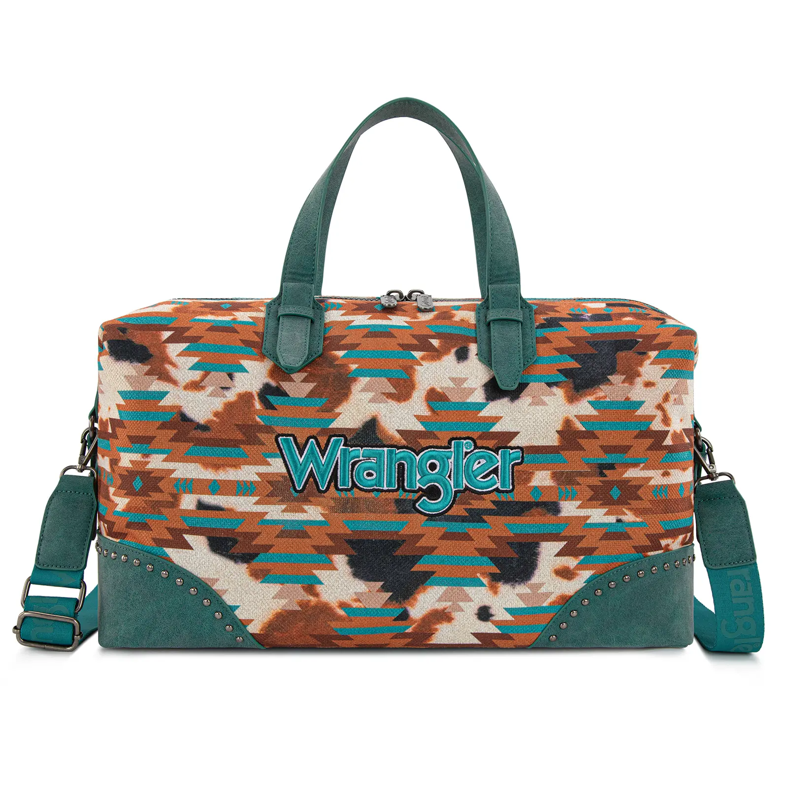 Wrangler Wrangler Aztec Print Shoulder Purses and Handbags Western Travel Bag Crossbody for Women