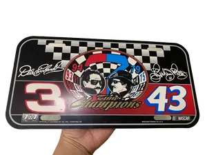 1995 DALE EARNHARDT 3 RICHARD PETTY License Plate for Men & Women – Lightweight Aluminum, Pre-Drilled holes, Easy Installation ,racing gift