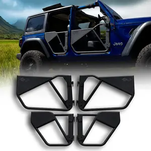 2007–2018 Jeep JKU 4DR Phantom Aluminum Full Tube Doors | EZ4X4