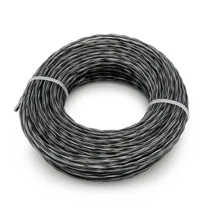 Grass Cutting Rope (3.0mm X 15m Twisted Two-Tone), Lawn Mower Line, Suitable for Grass Trimmers, Essential Replacement Part