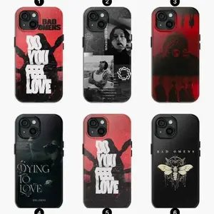 Noah Sebastian Bad Omens Phone Case, Music Fan Protective Cover Compatible with iPhone X, 11, 12, 13, 14, 15, 16, 17 Plus Pro Promax & SS Galaxy S21-25 Series
