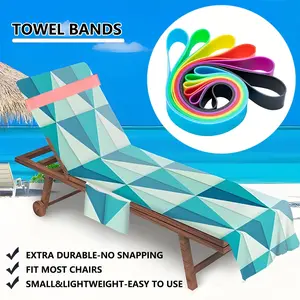 Extra Durable Towel Bands for Beach, Pool & Cruise Chairs, No Snapping Design, Perfect for Cruise Ship & Beach Essentials