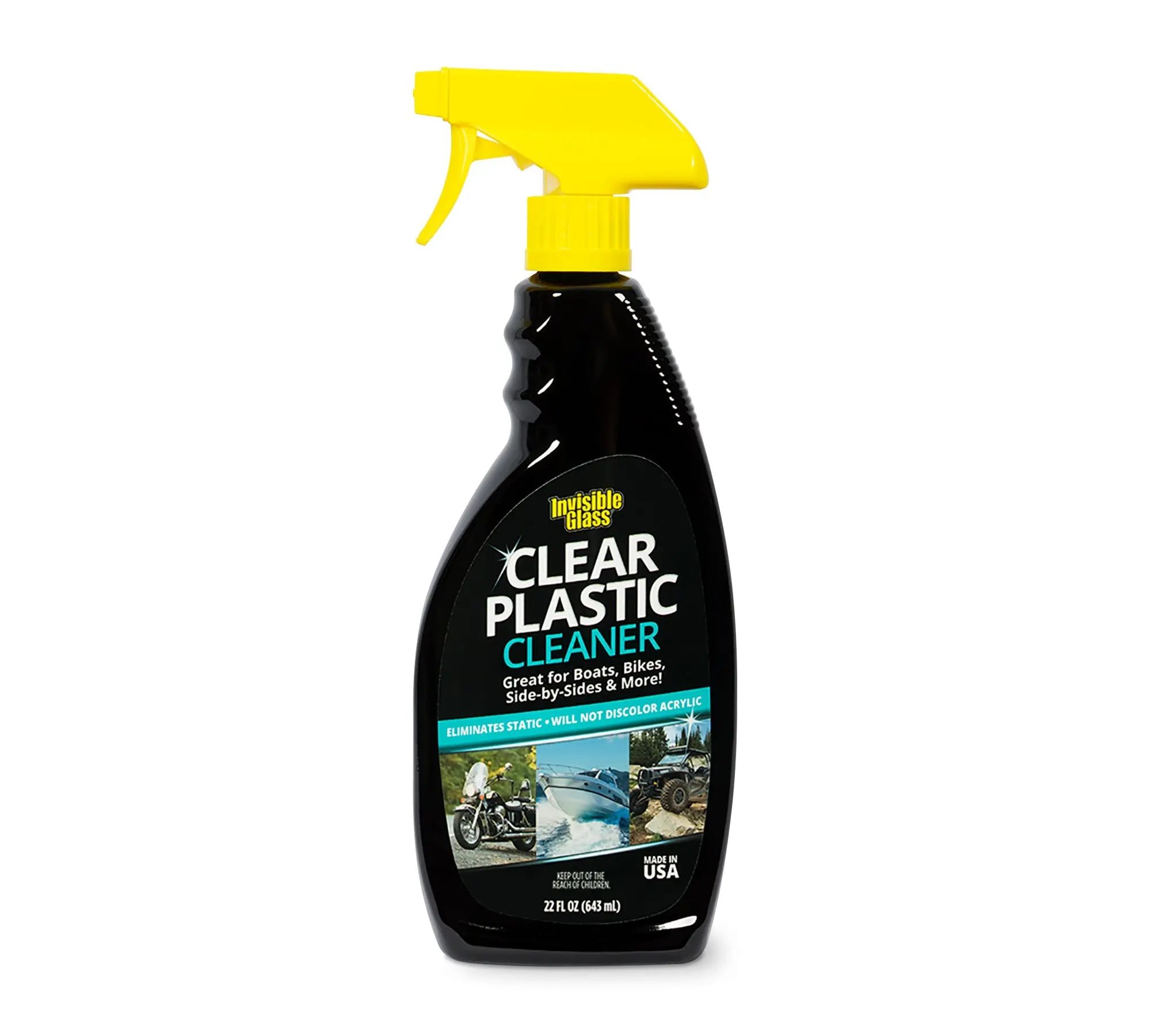 Stoner Car Care Invisible Glass Clear Plastic Car Windshield Cleaner for Automotive, Motorcycle Washing and Maintenance