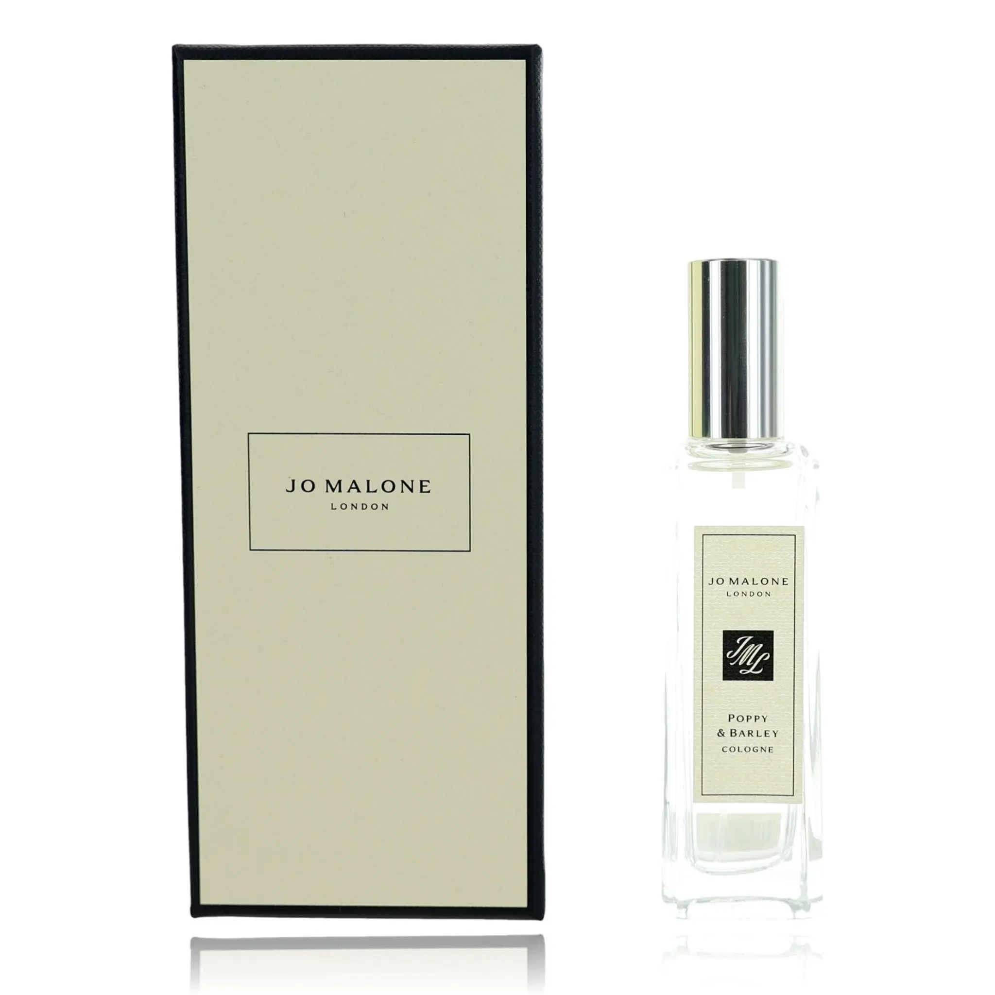 Jo Malone Poppy & Barley Unisex Cologne Spray, 1 oz Bottled Fragrance with Spray Bottle, Top Note Fig, Base Notes Barley-Musk, Signature Scent