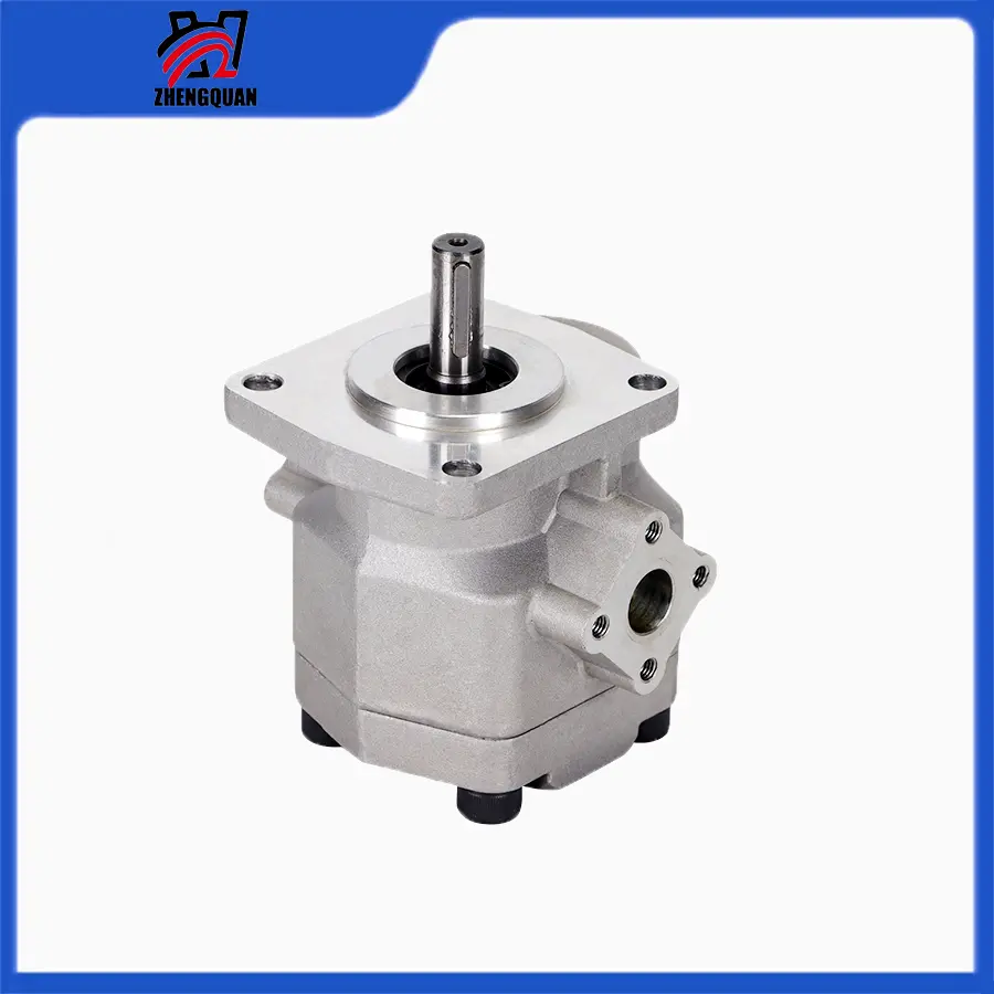 Zhengquan HGP-2A-F2345689101112R HGP-2A Series Mini Size Horizontal Mount Multi-Stage Gears Aluminium Alloy High-Pressure Hydraulic Gear Pump for Agriculture, Injection Molding Machines, None