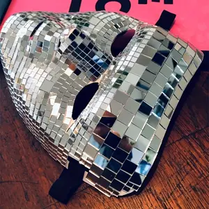 Sparkling Mirror Face Mask For Cross-Border Disco Ball